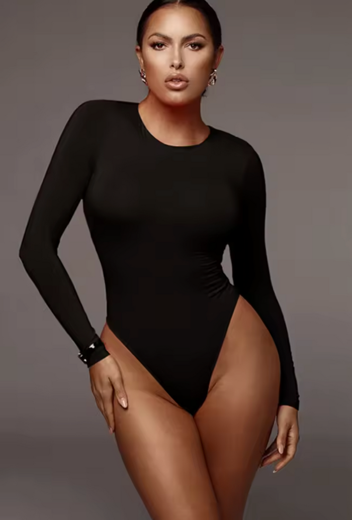 Long Sleeve Crew Neck Bodysuit